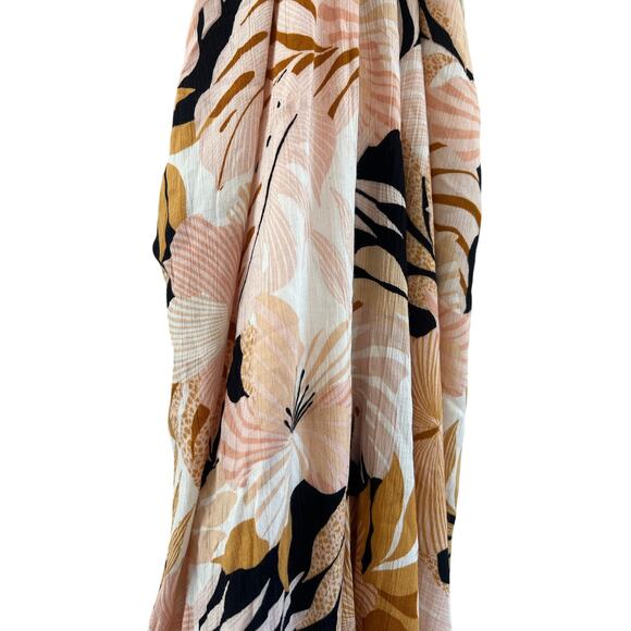 NWT Volcom Vintage Printed Maxi Dress XXL Beach Boho Vacation Resort Casual - Picture 9 of 16